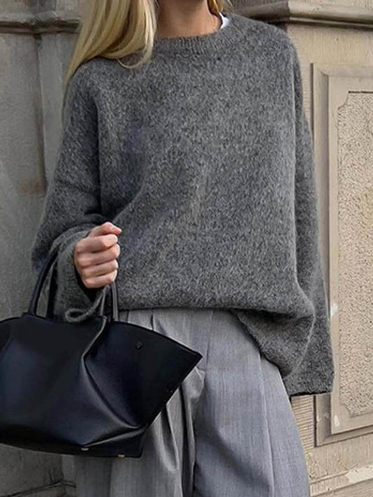 Lazy Loose Long-sleeved Sweater