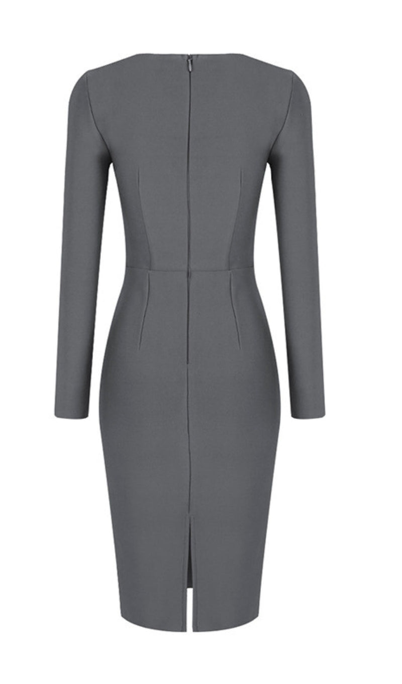 Venetia Corset Midi Bandage Dress