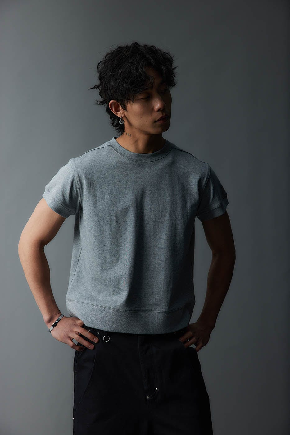 Crop Sweat T-shirt