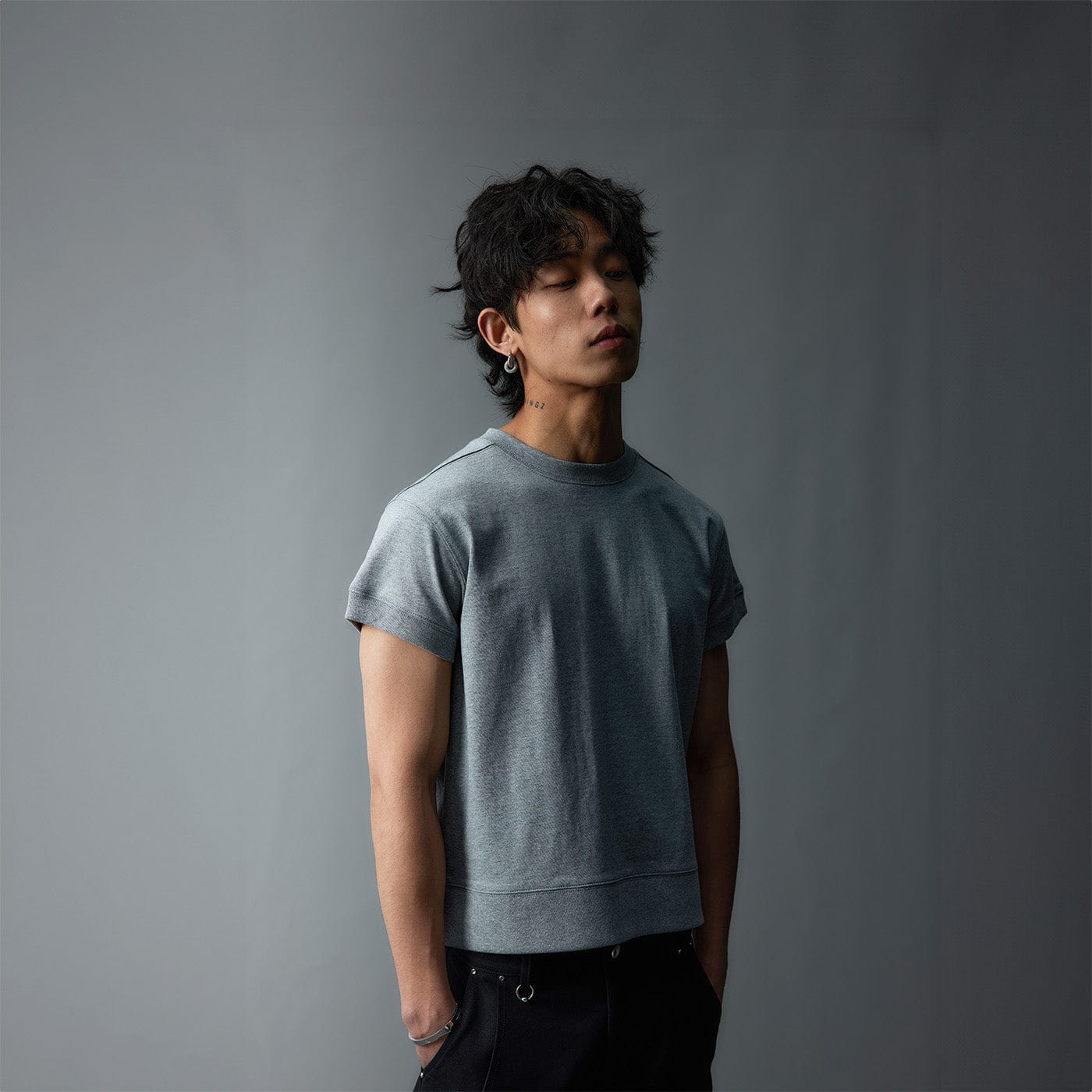 Crop Sweat T-shirt
