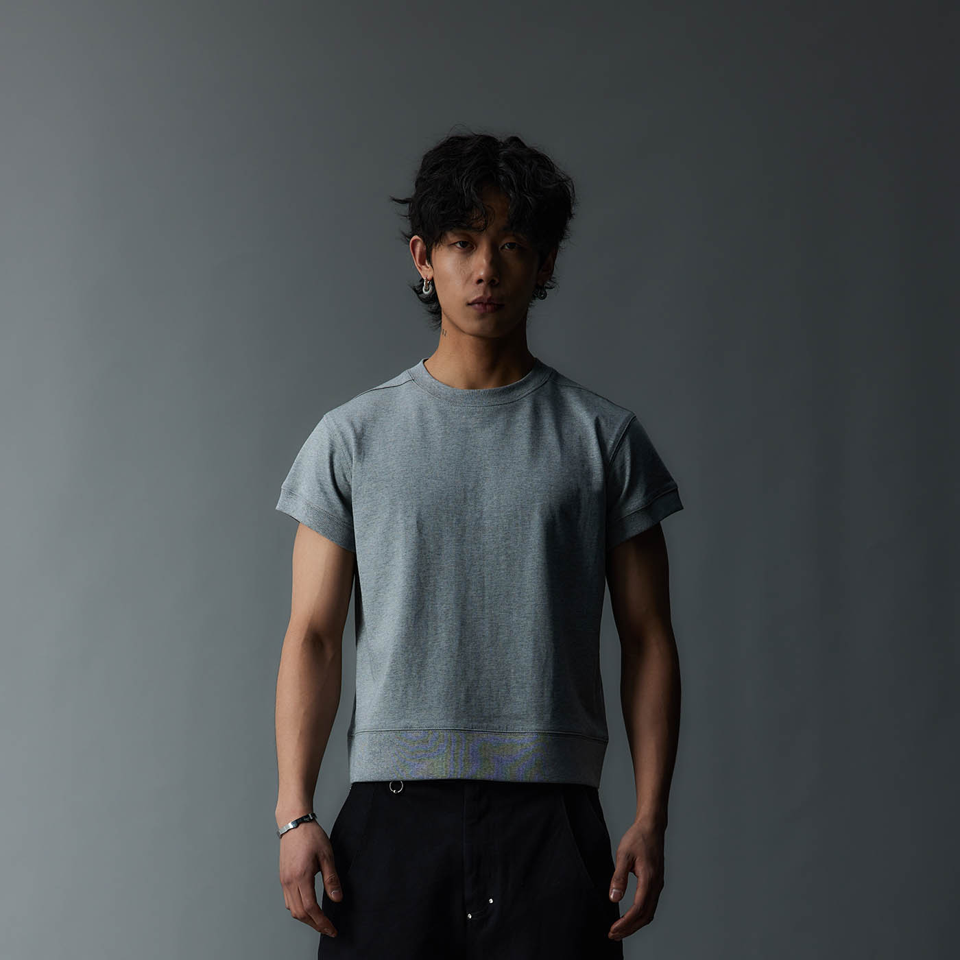 Crop Sweat T-shirt