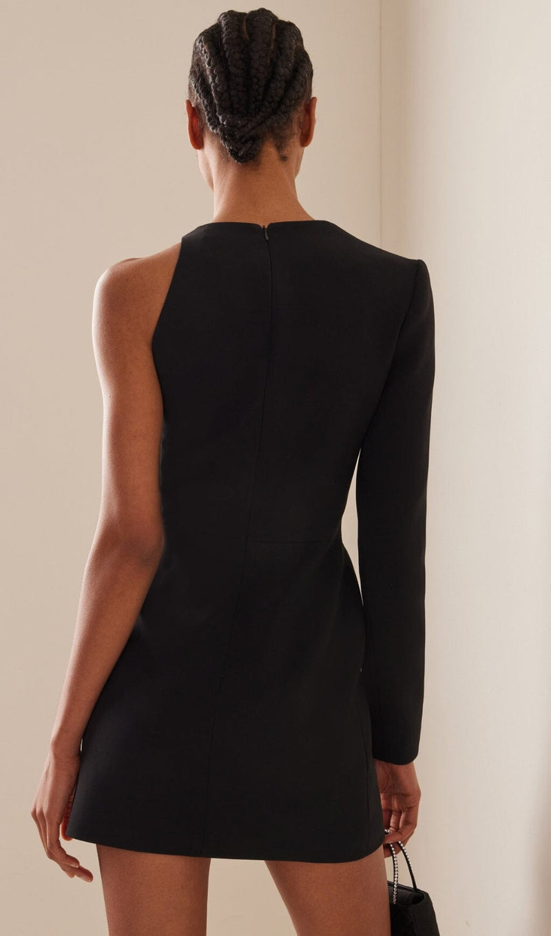 Wave One-shoulder Mini Dress