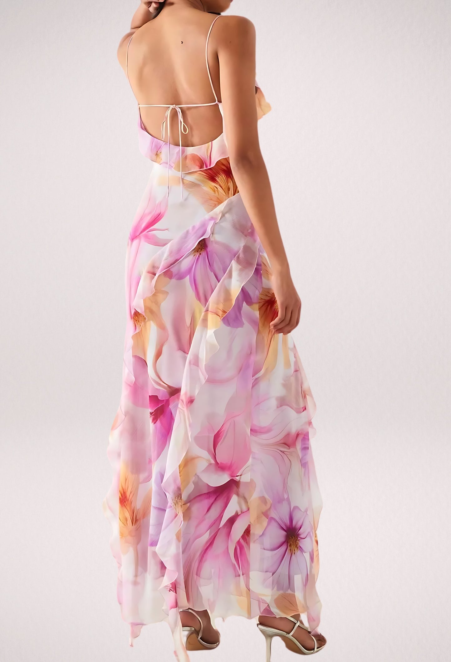 Nylah | Ruffle Maxi Dress
