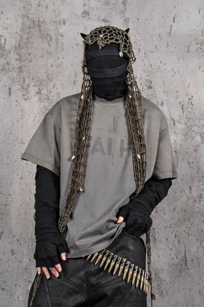 Faith Cross Grey T-shirt