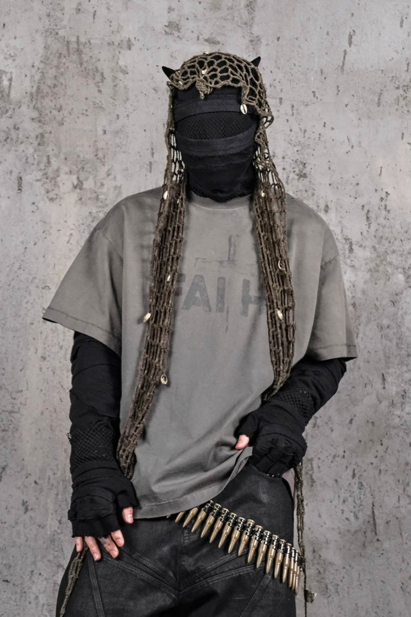 Faith Cross Grey T-shirt