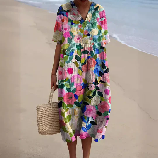 Gabriela - Bloom Themed Dress
