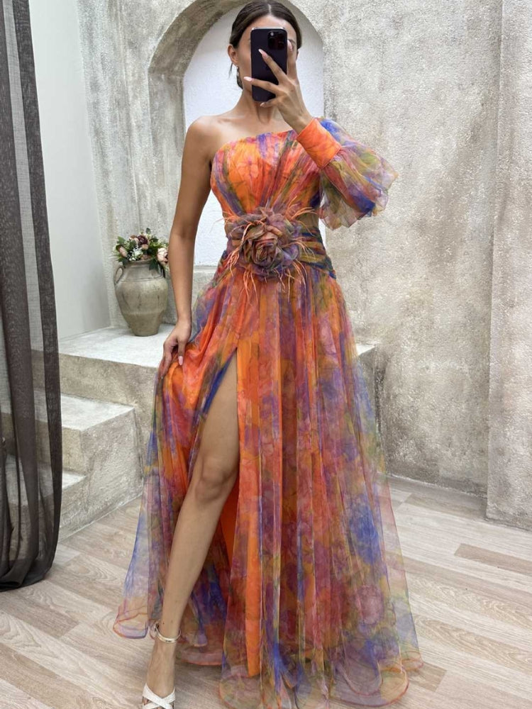 Kayla - One-shoulder Maxi Dress