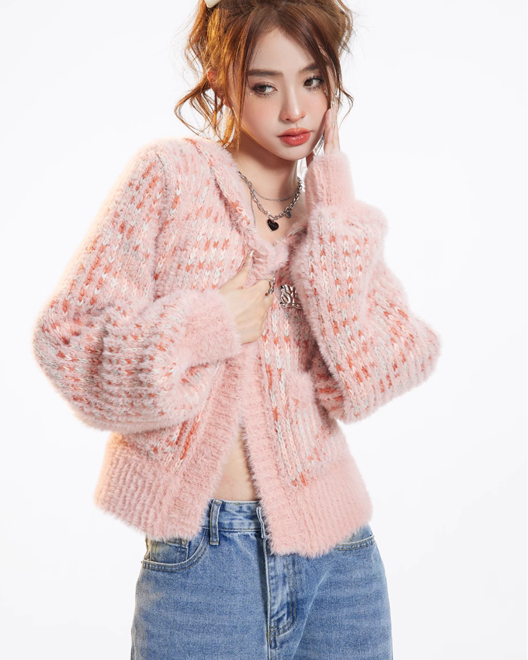 Fuzzy Tiger Cardigan