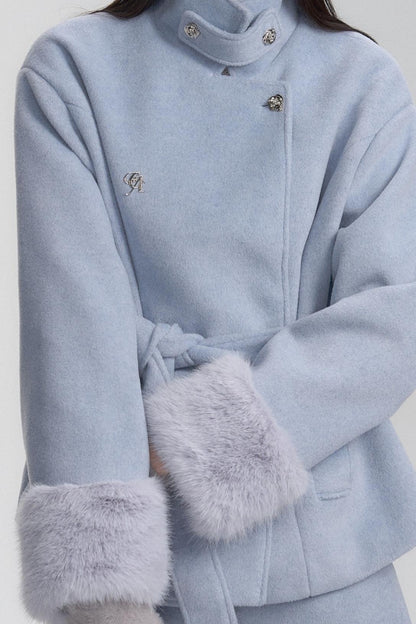 Winter Frost Coat and Short Set-up