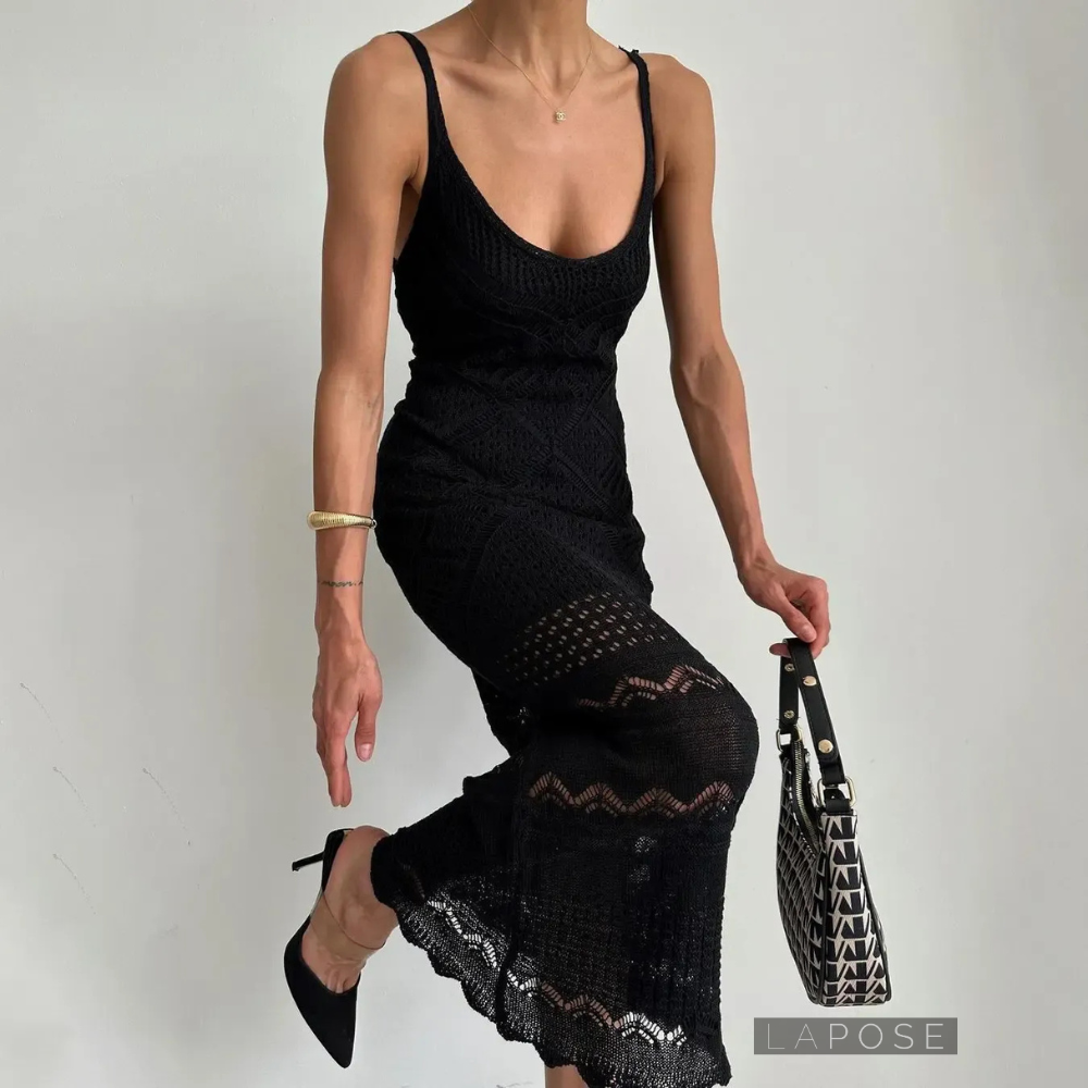 Goldy Knit Maxi Dress
