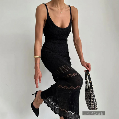 Goldy Knit Maxi Dress