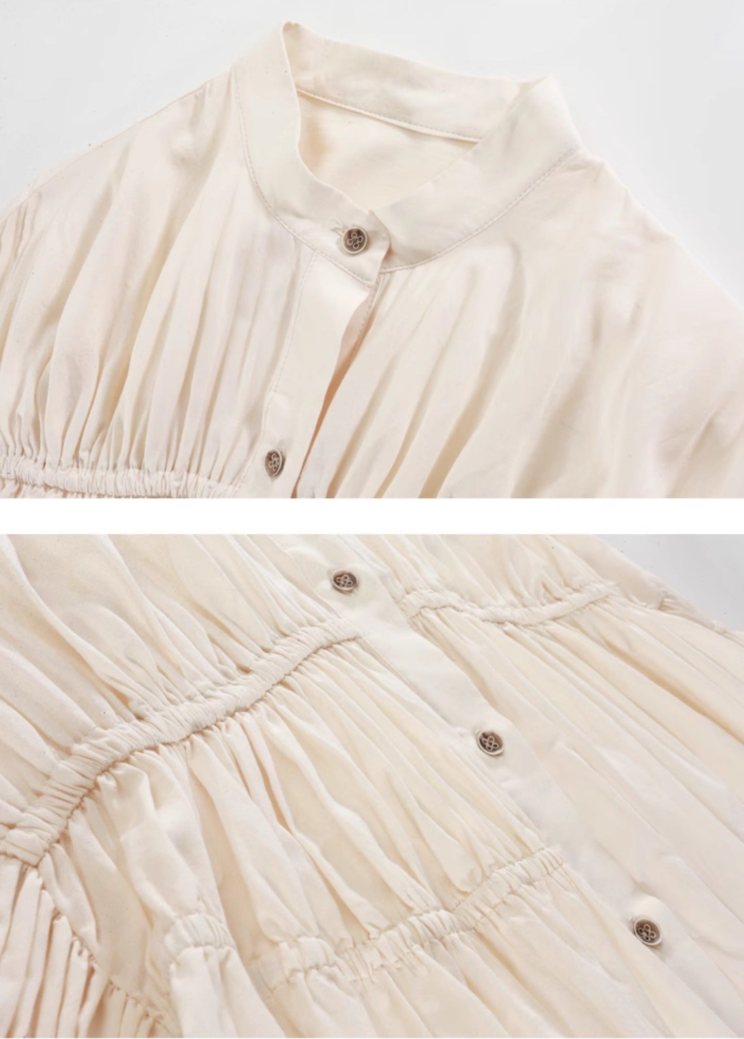 Cotton Ruffle Maxi Dress