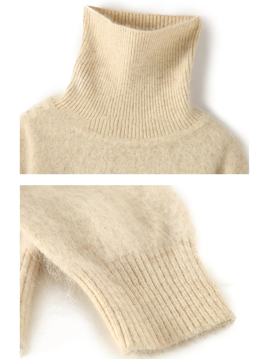 Autumn Turtleneck 100%wool Soft Sweater Ba1060