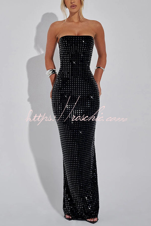 Sleeveless Backless Slim Fit Slit Maxi Dress