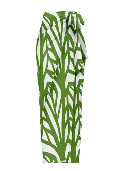 Geometric Print One Piece Swimsuits and Pants