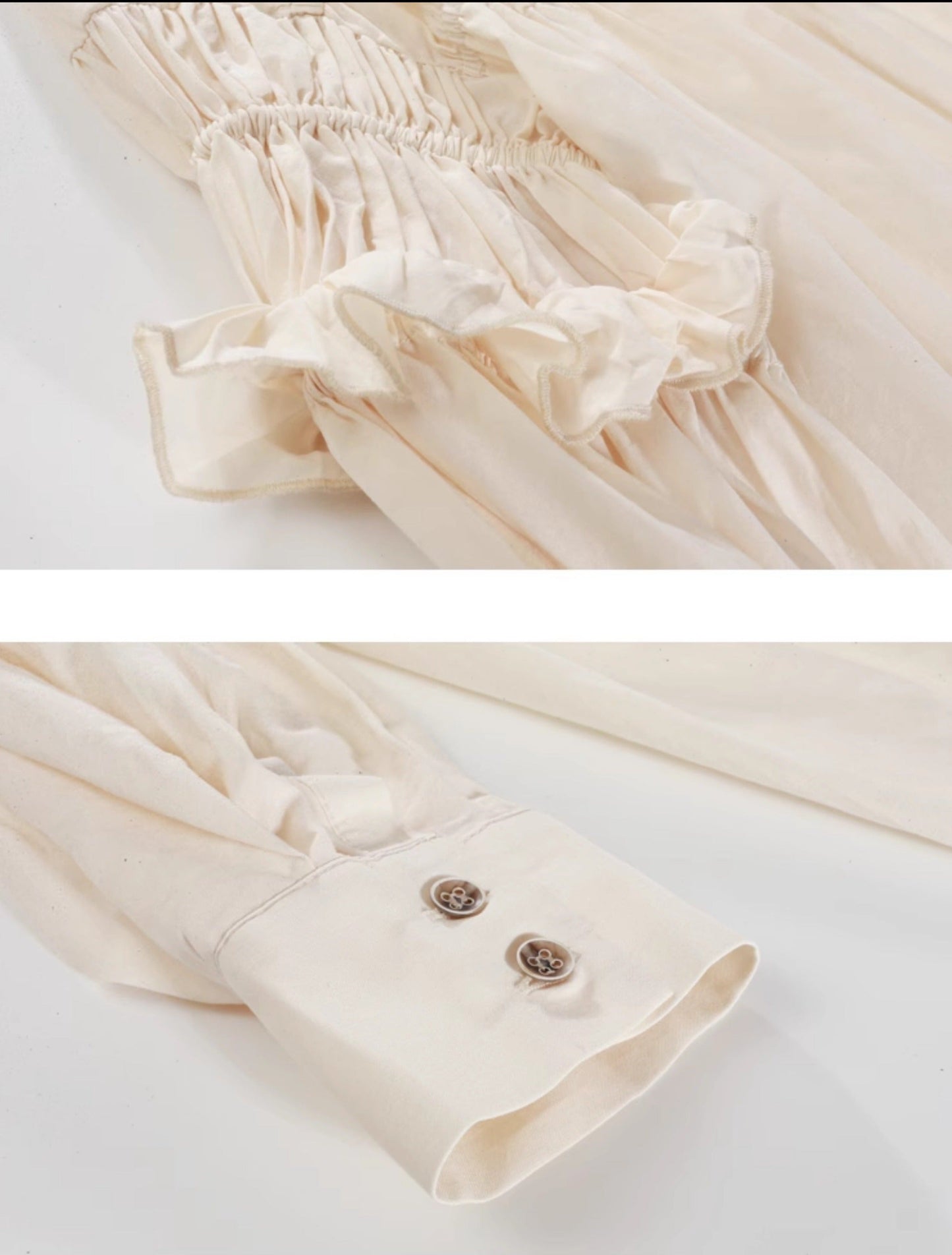 Cotton Ruffle Maxi Dress
