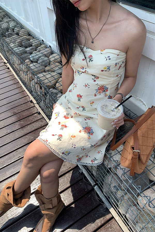 Waist Bandeau Mini Dress
