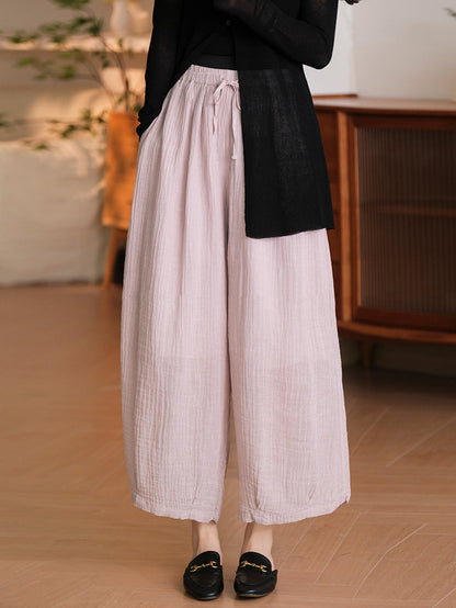 Summer Linen Harem Pants Sc1034