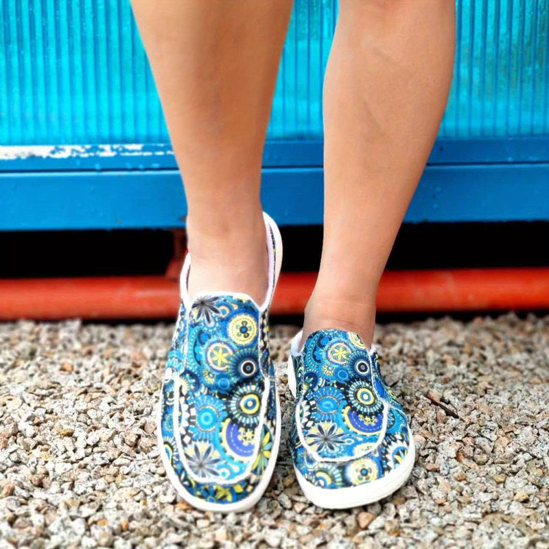 Print Canvas Shoes At9852
