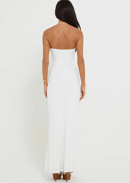 Isla Midnight - Strapless Cut-out Maxi Dress