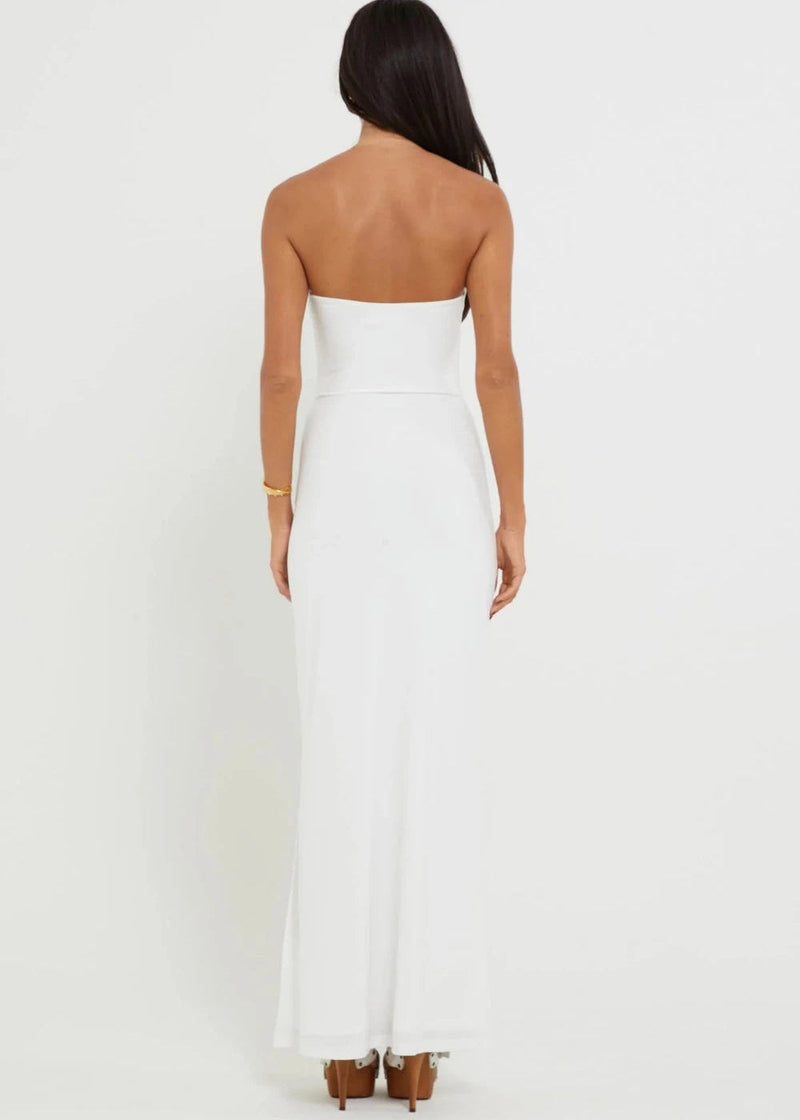 Isla Midnight - Strapless Cut-out Maxi Dress