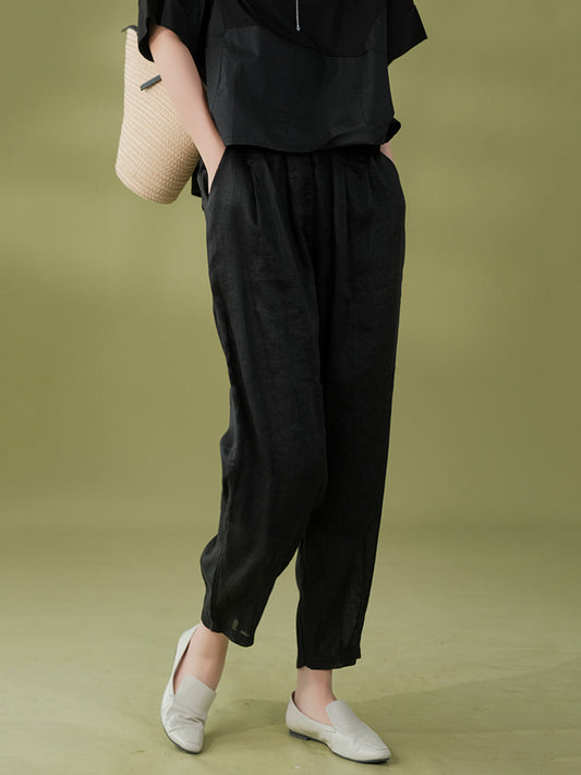 Summer Ramie Harem Pants Kl1022