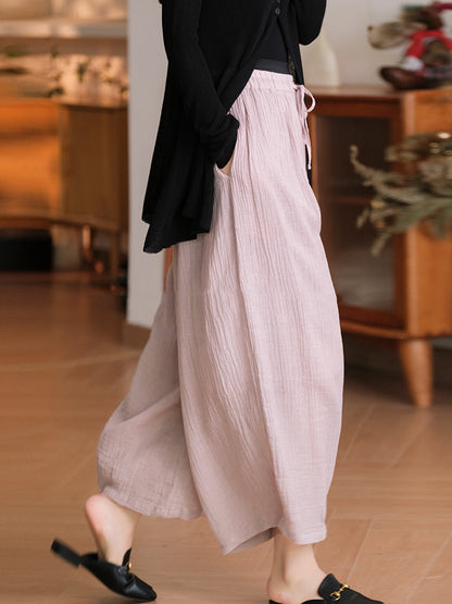 Summer Linen Harem Pants Sc1034