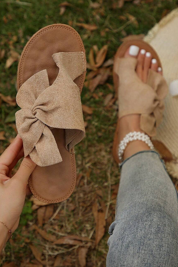 Bow Soft Bottom Beach Sandals