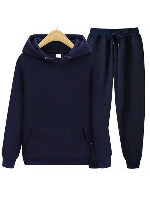 New ’s Wear Suit Sportswear Suit Color Pullover + Pants Suit Autumn and Winter Suit
