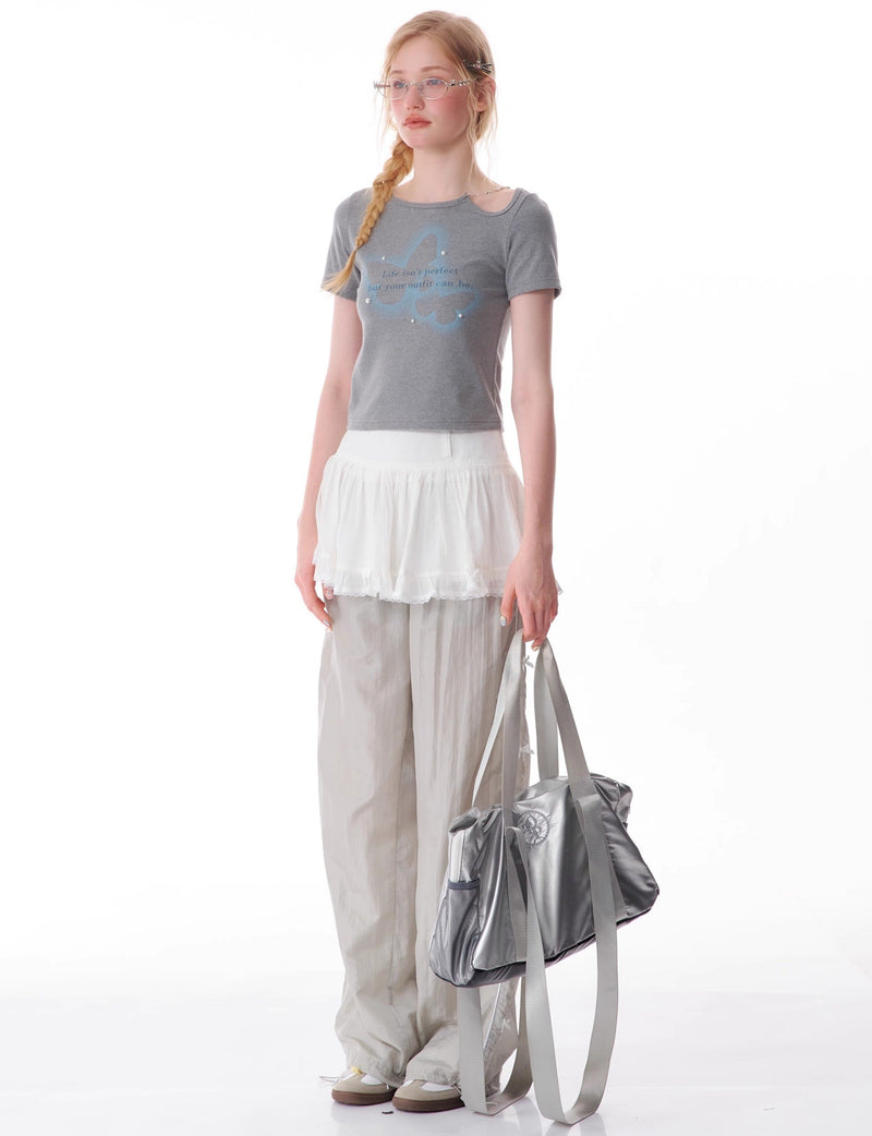 Butterfly Quote Pearl T-shirt