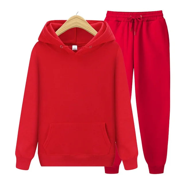 New ’s Wear Suit Sportswear Suit Color Pullover + Pants Suit Autumn and Winter Suit