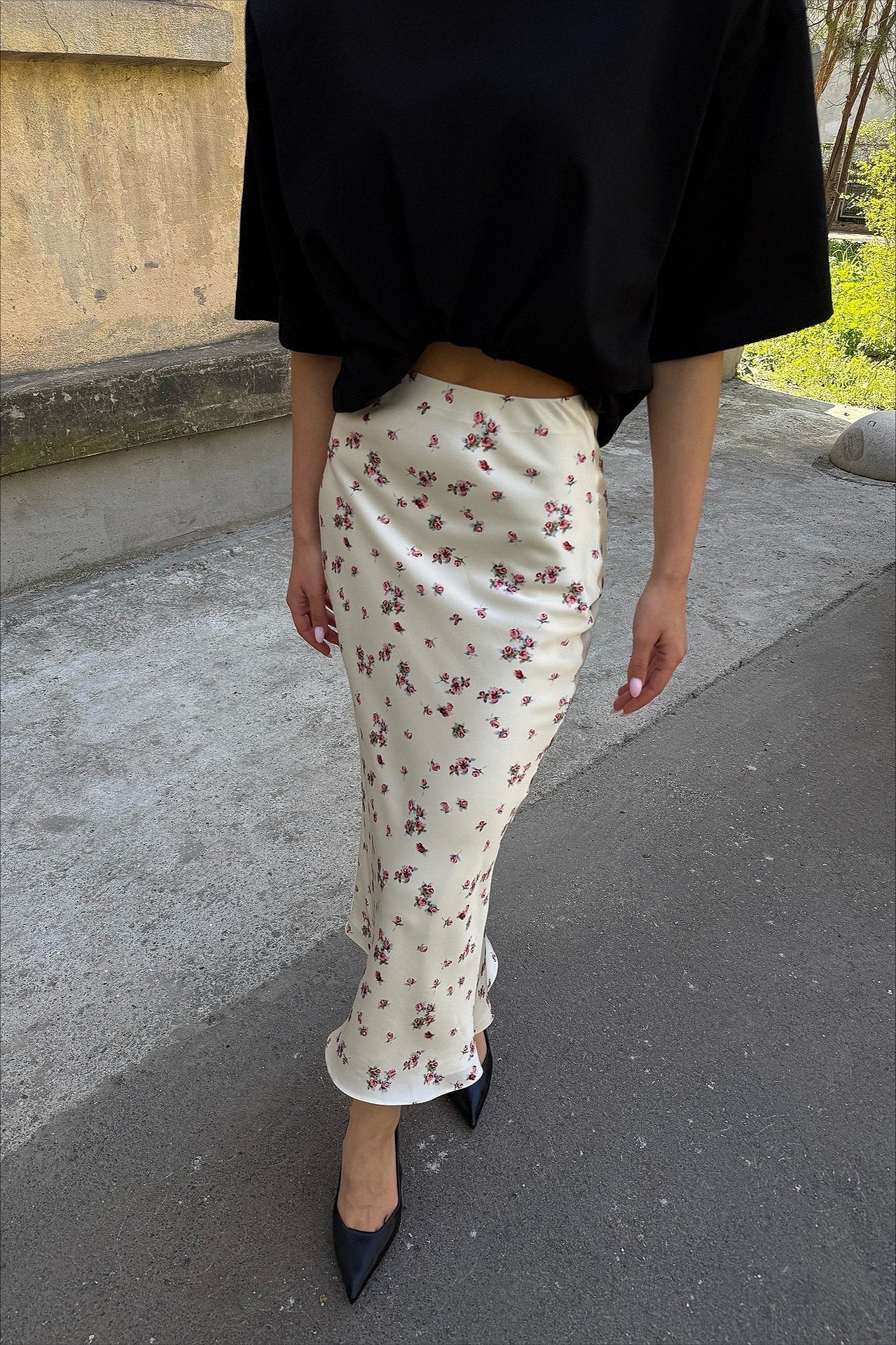High Waist Slim Pencil Skirt