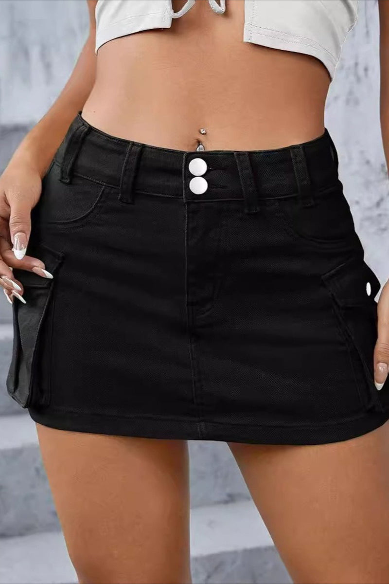 Cargo Street Bodycon Skirt