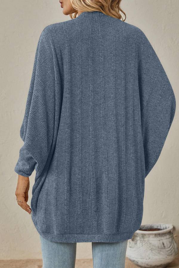 Bat Sleeve Cardigan Loose Knitted Jacket