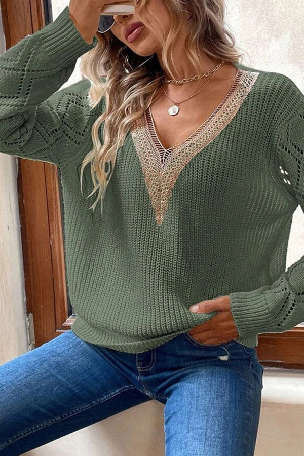 Loose Pullover Knitted Sweater