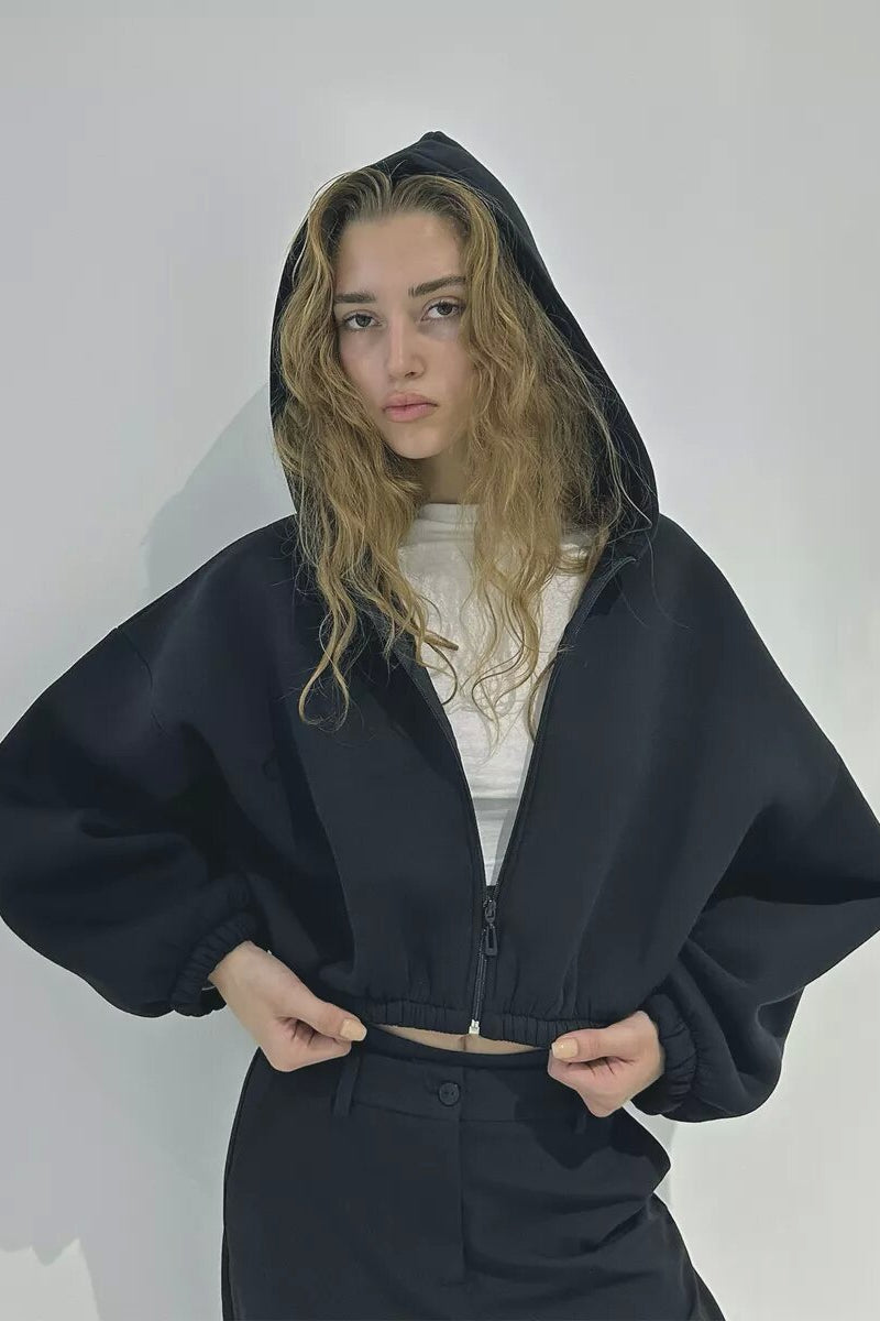 Hooded Short Coat