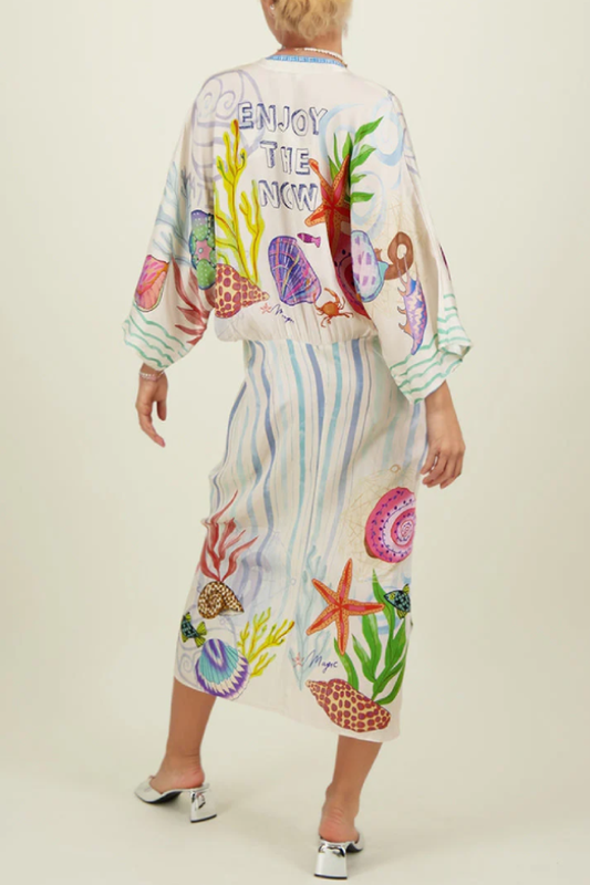 Personalized Graffiti Midi Dress