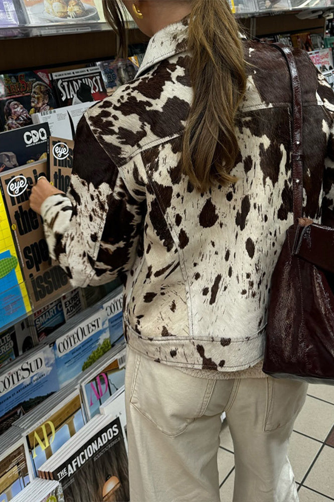 Printed Overshirt Coat