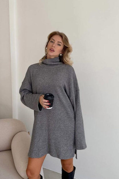 Knit Pullover Sweater Dress