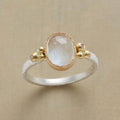 White Glass Ring