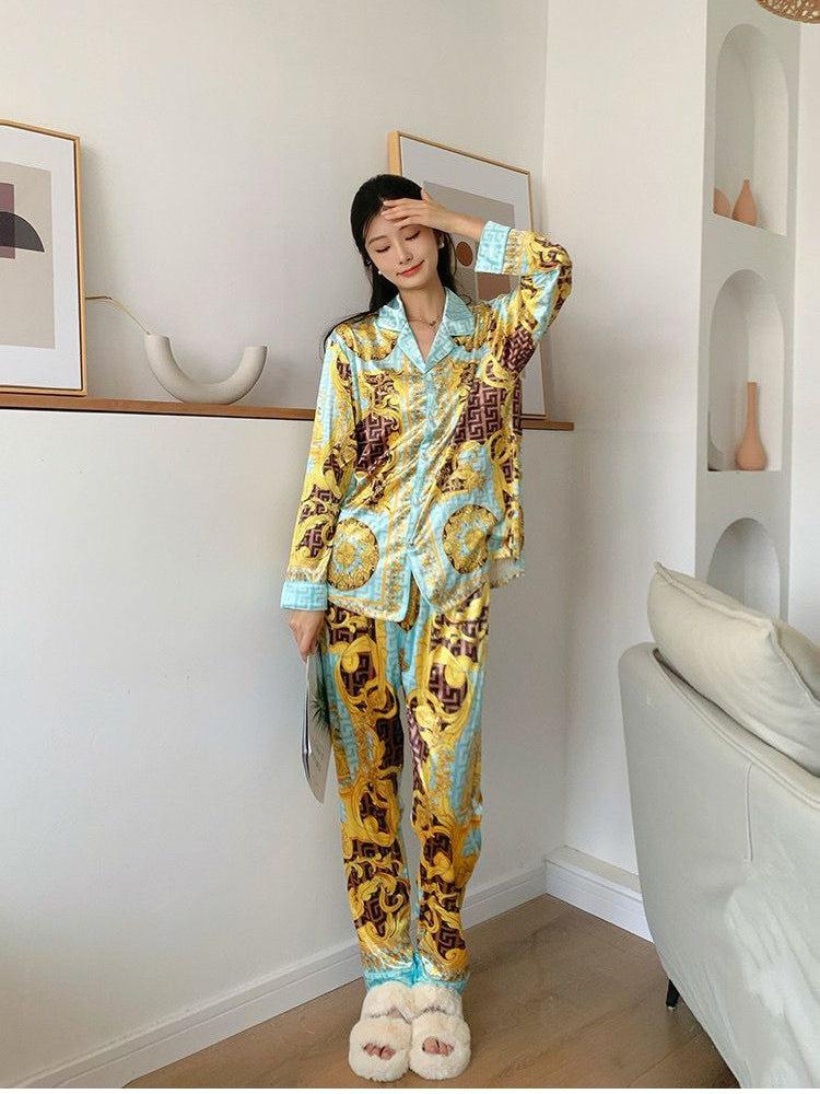 Nf Print Shirt & Pants Coord Set