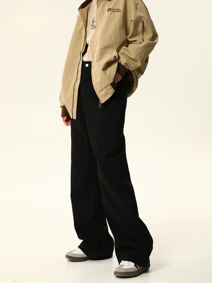 Wide-leg Workwear-style Pants