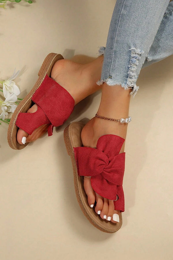 Bow Soft Bottom Beach Sandals