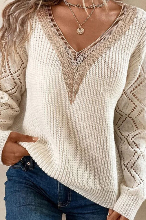 Loose Pullover Knitted Sweater