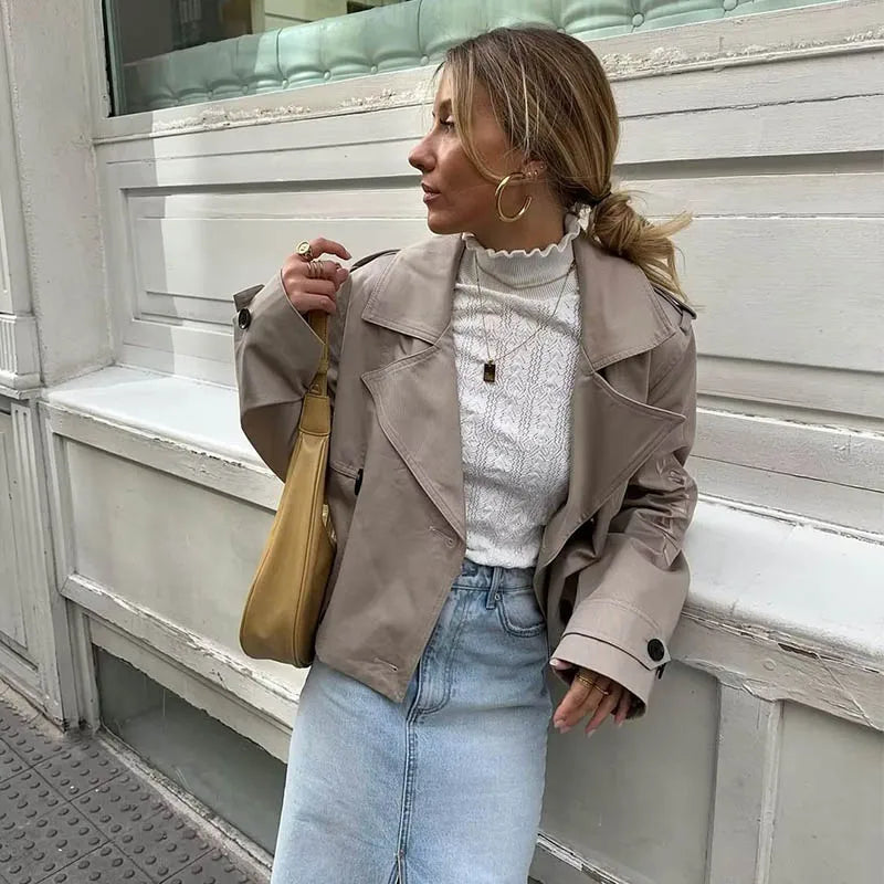 Cropped Trenchcoat