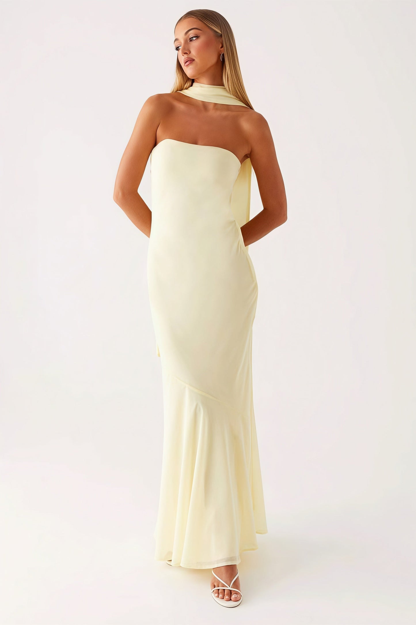 Tie Fishtail Vacation Maxi Dress