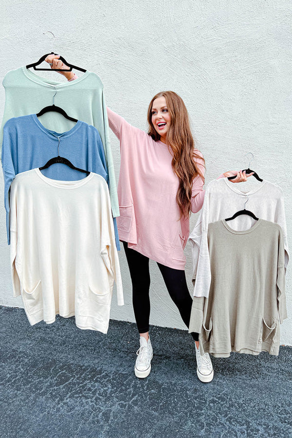 Boyfriend Pocket Sweater