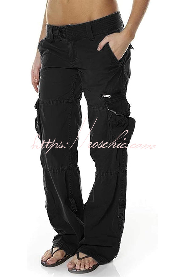 Tactical Active Loose Multi-pockets Cargo Pants