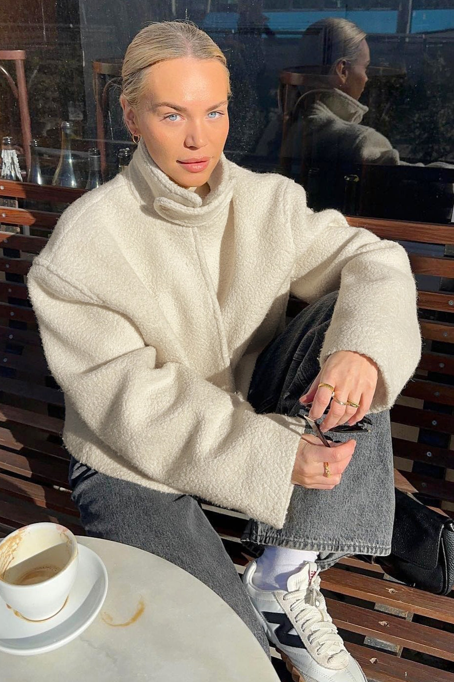 Sherpa Stand Collar Coat