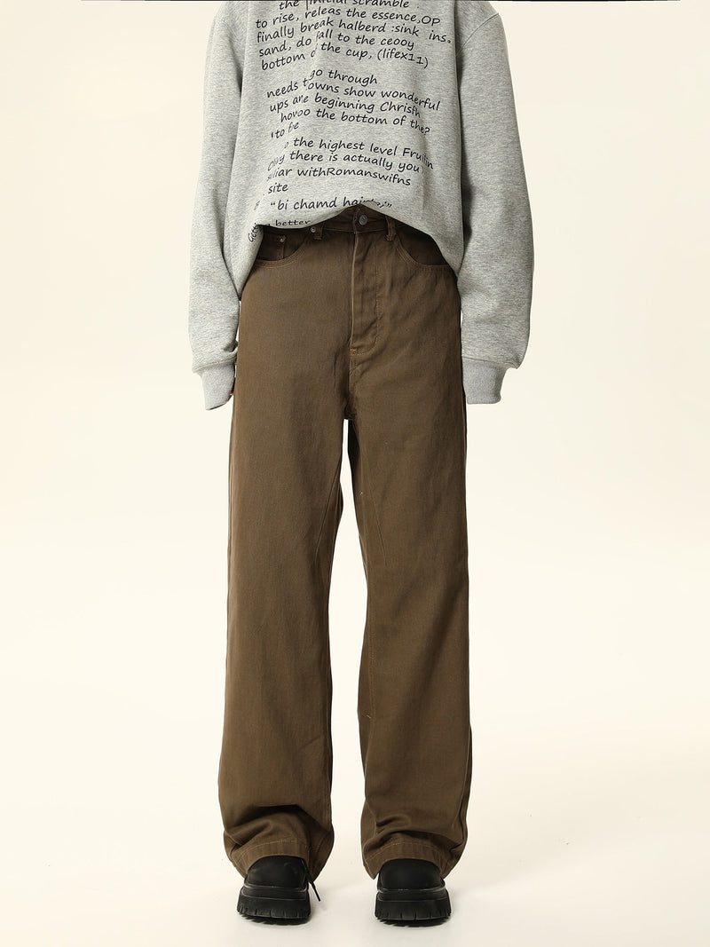 Wide-leg Workwear-style Pants